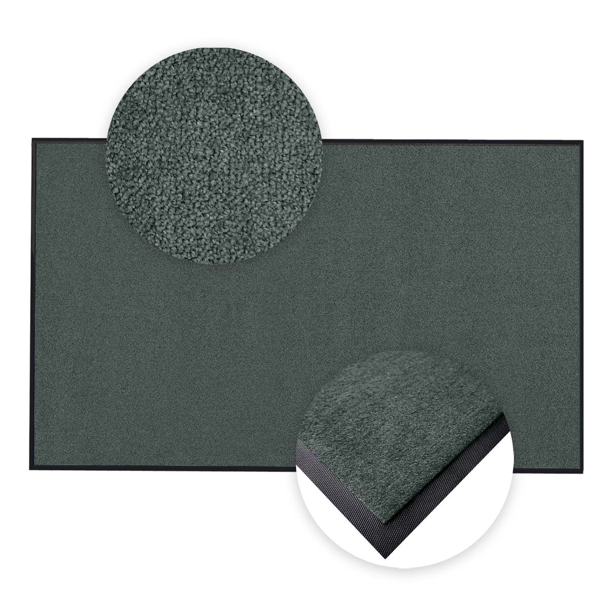 Schmutzfangmatte Premium nach Maß mit Details | 002 Anthrazit