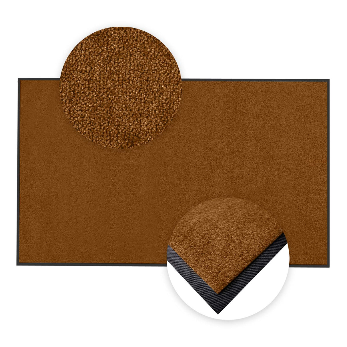 Schmutzfangmatte Premium nach Maß im Detail | 027 Rehbraun