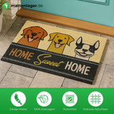 Kokosmatte NATURE TREND - Design HUNDE - 40x60 cm