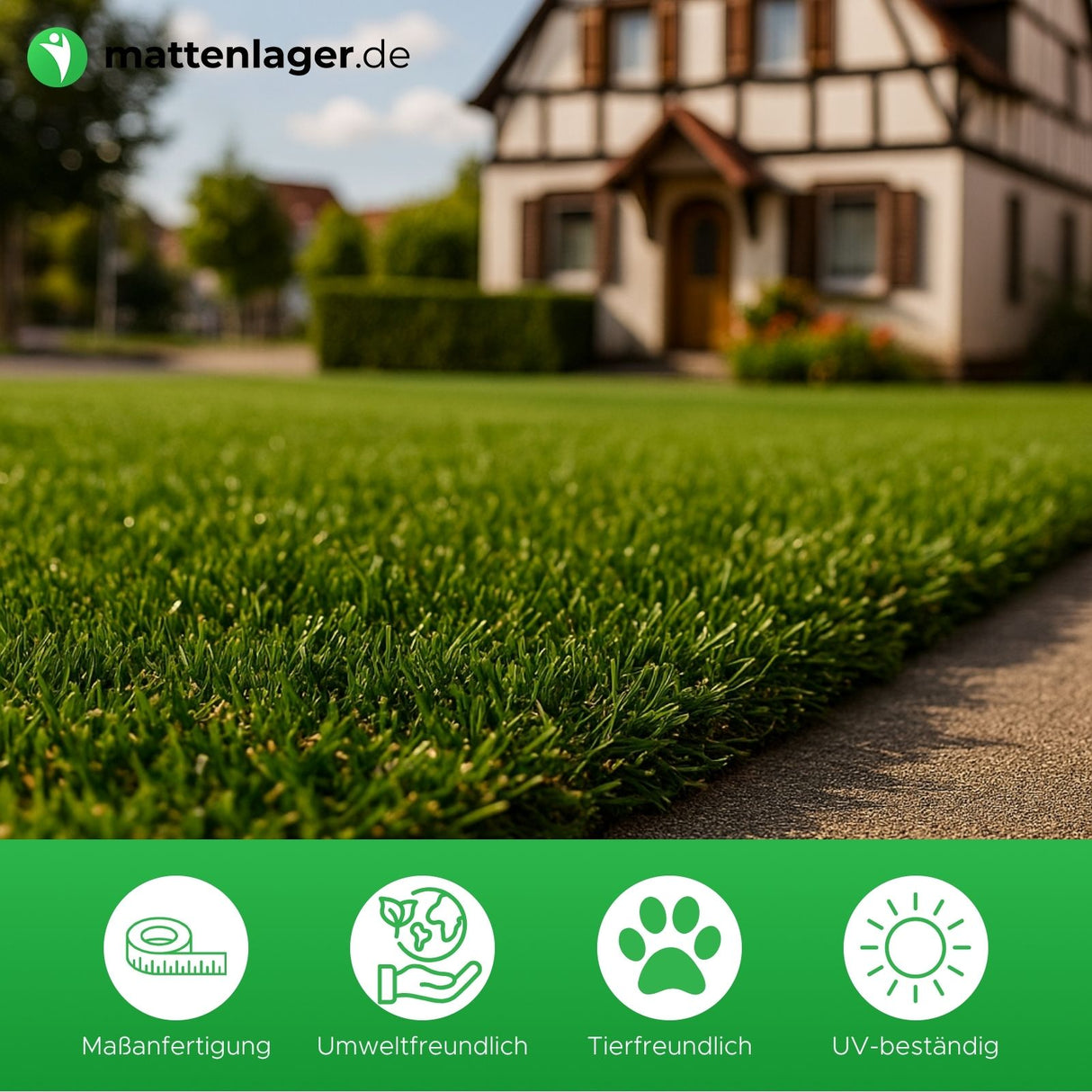 Kunstrasen CANISO in Anwendung