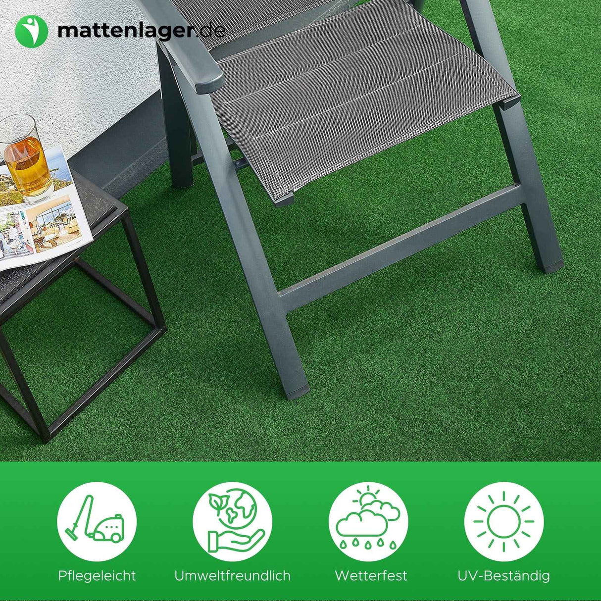 Kunstrasen FLAT in Anwendung