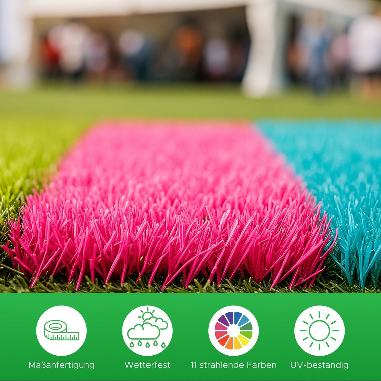 Kunstrasen LENTO in Anwendung