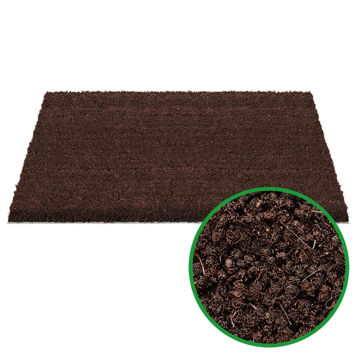 Premium Kokosmatte ISLAND - 17 mm Stärke - natürlich und elegant Länge: 100cm x Breite: 100cm [ID:1784806811236]