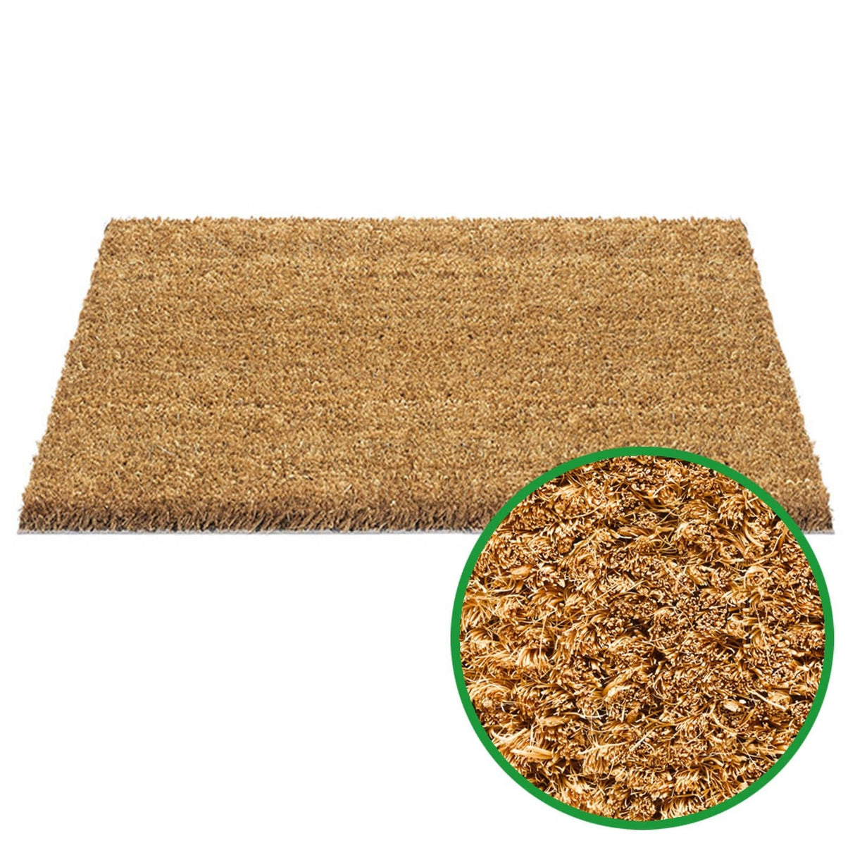 Premium Kokosmatte ISLAND - 17 mm Stärke - natürlich und elegant Länge: 100cm x Breite: 100cm [ID:1786444529739]