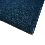 Kokosmatte DUNE Zuschnitt Blau Ecke