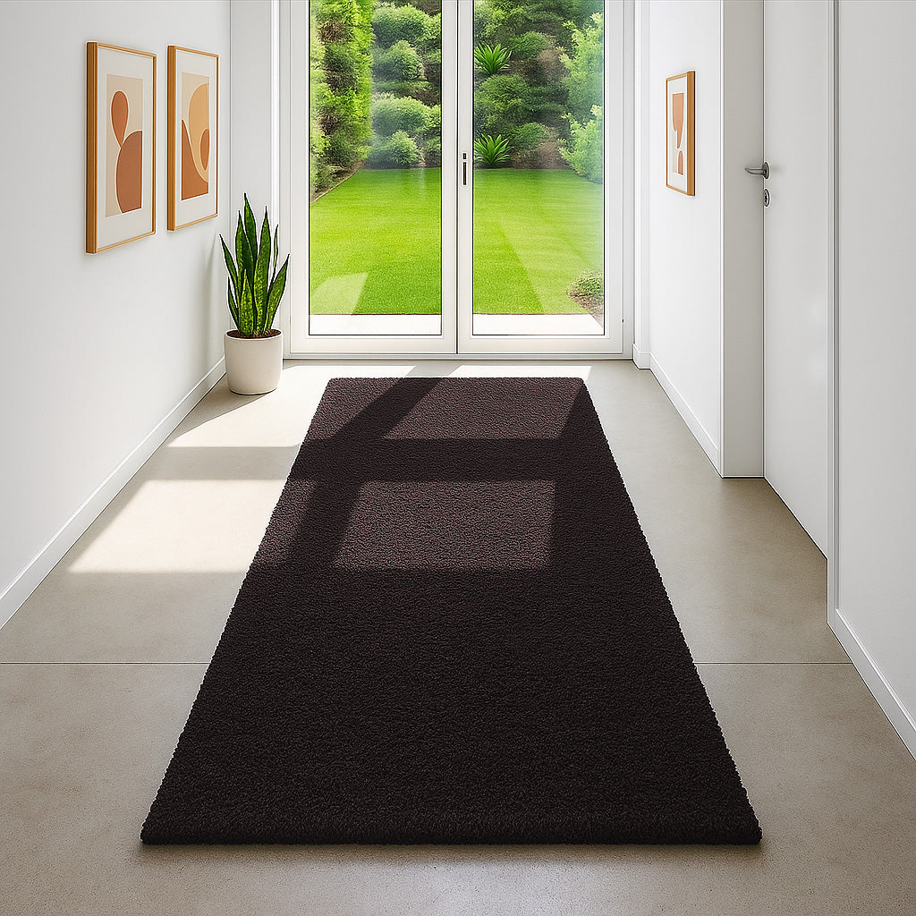 Kokosmatte DUNE Zuschnitt Braun Anwendung