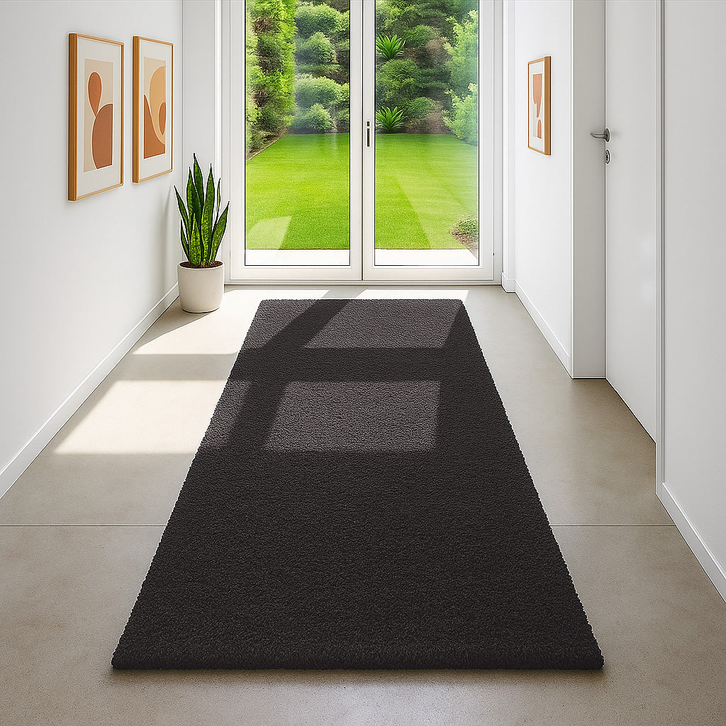 Kokosmatte Dune Rollenware Grau Anwendung