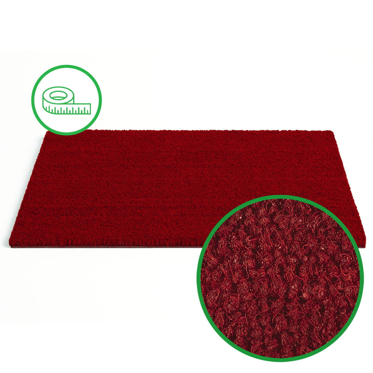 Kokosmatte DUNE Zuschnitt Rot Startbild