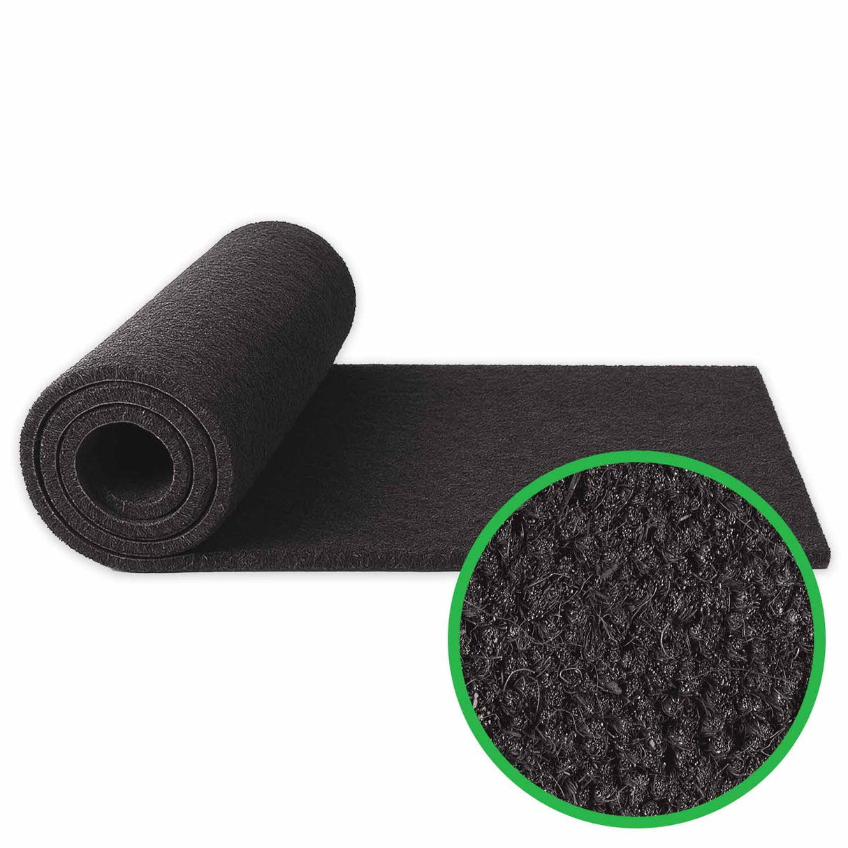 Kokosmatte Dune Rollenware Grau