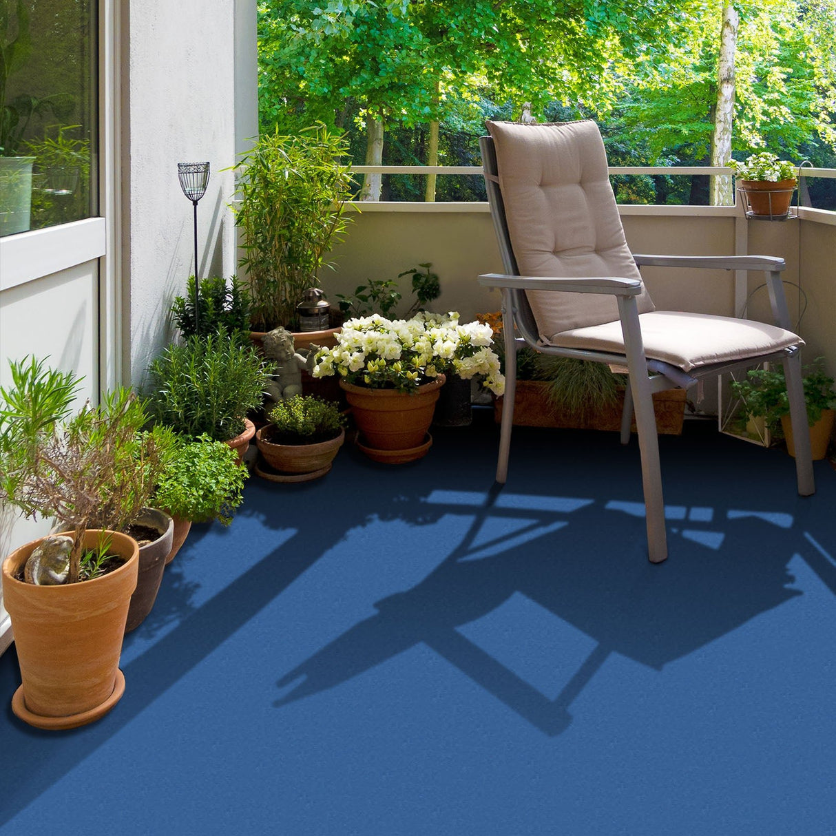 Balkonteppich für außen | Blau