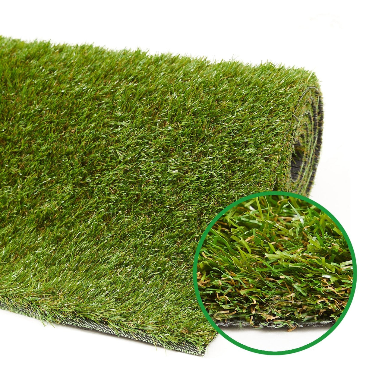 Kunstrasen TELFORD - 31 mm - Kunstrasen für Garten in Premium-Qualität 200cm x 200cm [ID:1780620898010]