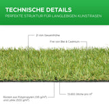 Kunstrasen VERDEO technische Details Mattenlager