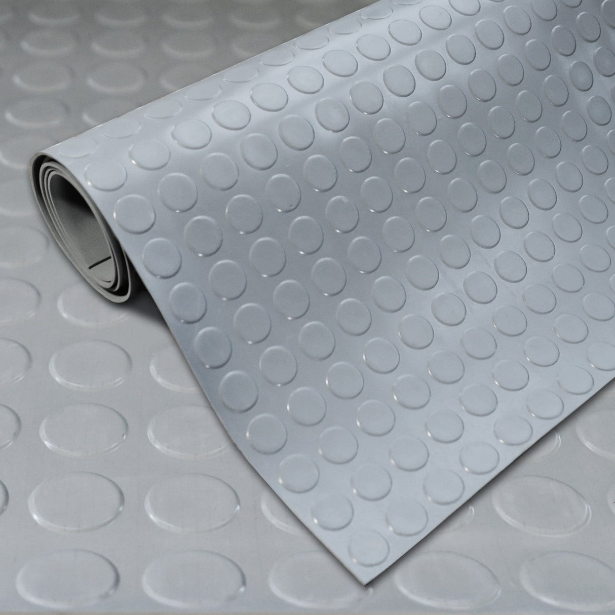 SBR Gummimatte DOT - Runde Flachnoppen - 3 mm Länge: 300cm x Breite: 120cm [ID:1788722984155]