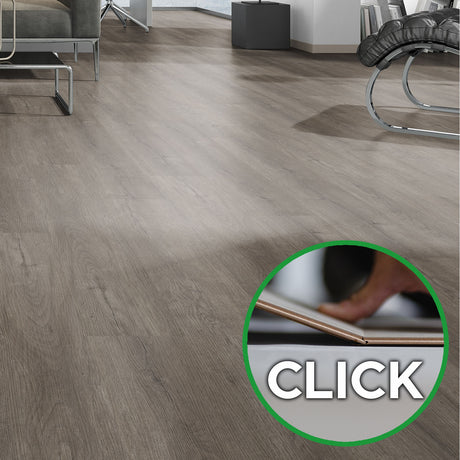 Bodendielen OAK CLICK bei Mattenlager | 06 Eiche Aschgrau