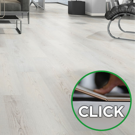 Bodendielen OAK CLICK bei Mattenlager | 08 Eiche Weiß