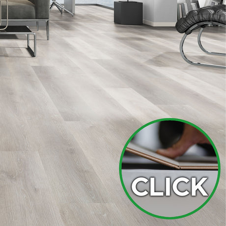 Bodendielen OAK CLICK bei Mattenlager | 09 Eiche Silber