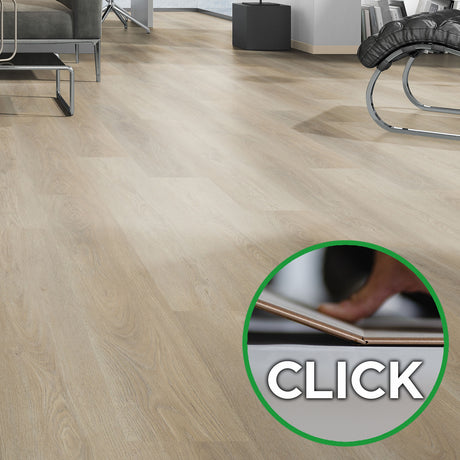 Bodendielen OAK CLICK bei Mattenlager | 17 Eiche Sand
