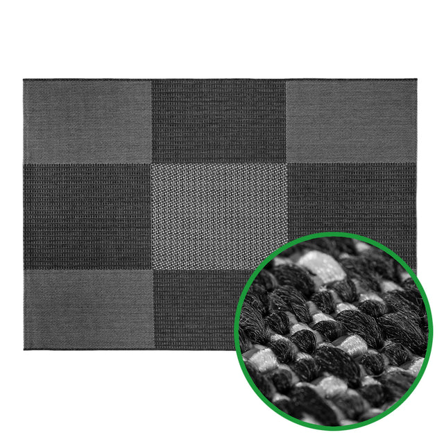Outdoor-Teppich CHESS | Anthrazit