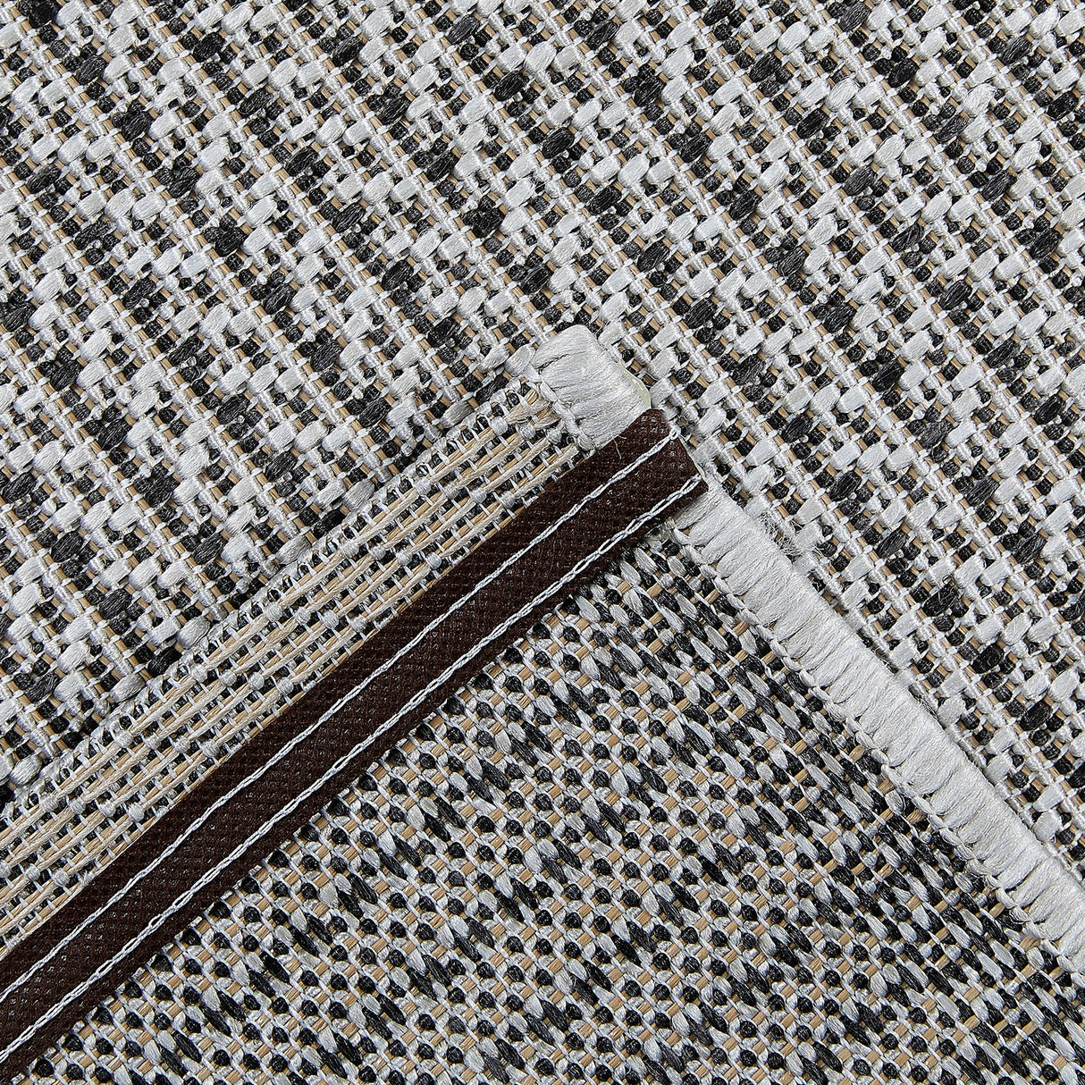 Outdoorteppich FRAME | Anthrazit