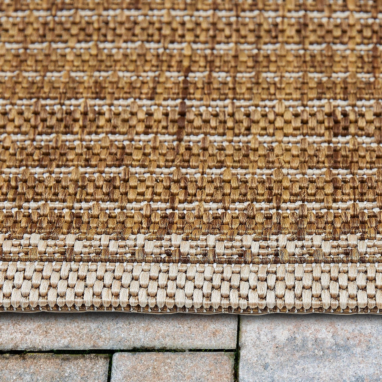 Outdoorteppich FRAME | Beige