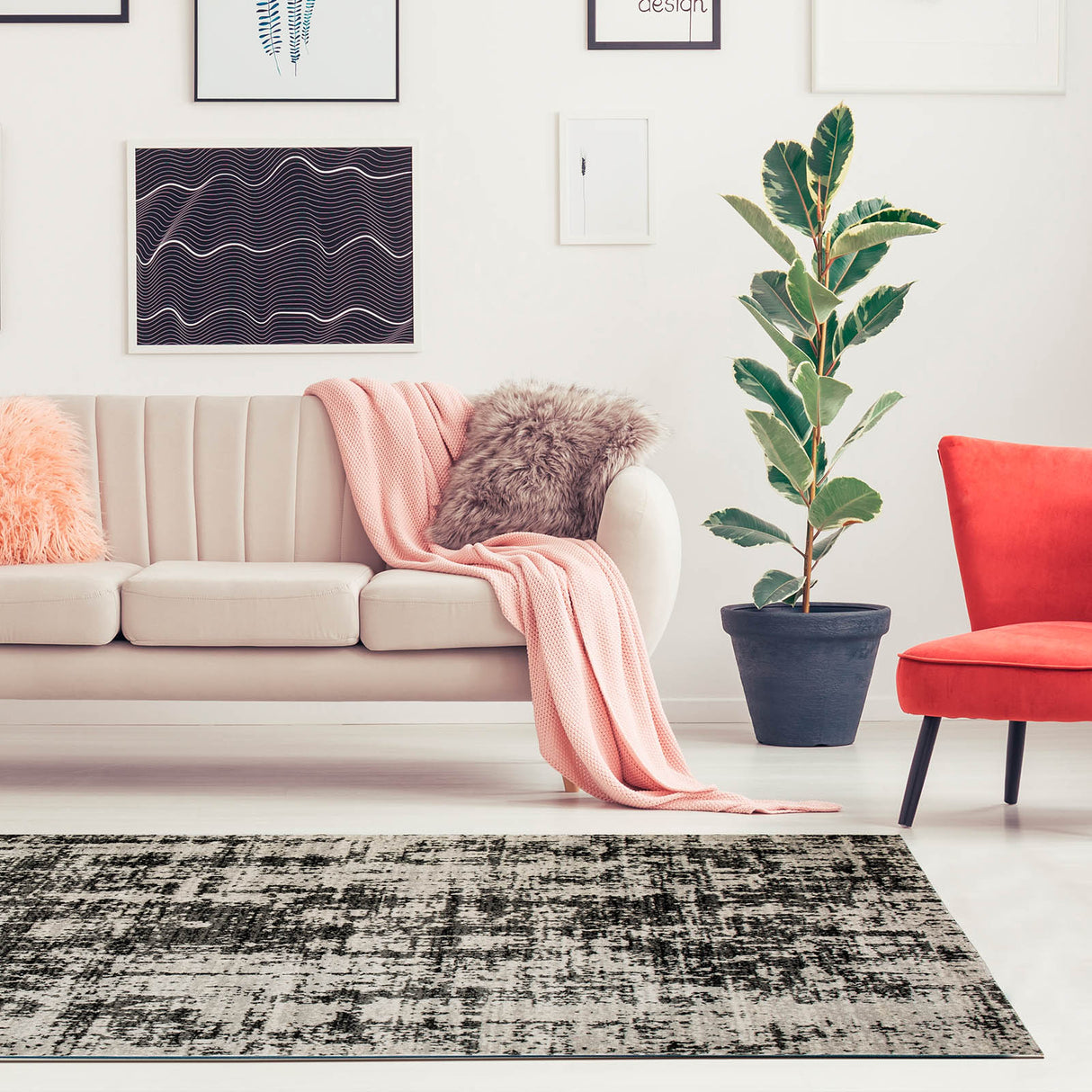 Outdoorteppich WORN - Vintage Design