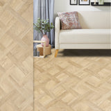 PVC-Bodenbelag BRIDE in Flechtparkett-Optik | Grau