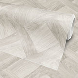 PVC-Bodenbelag BRIDE in Flechtparkett-Optik | Grau