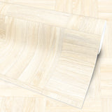 PVC-Bodenbelag DICE - Würfelparkett | Beige