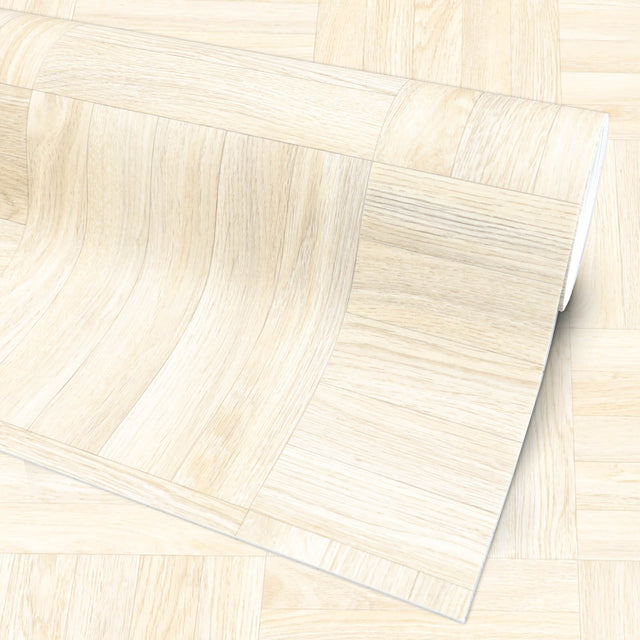 PVC-Bodenbelag DICE - Würfelparkett | Beige