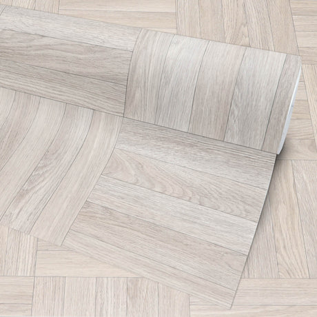 PVC-Bodenbelag DICE - Würfelparkett | Braun