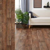 PVC-Bodenbelag in Holzoptik - Dunkelbraun 