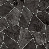 PVC Bodenbelag SHATTER von Mattenlager | Bruchstein Anthrazit 