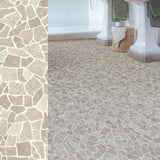 PVC Bodenbelag SHATTER von Mattenlager | Mosaik Beige