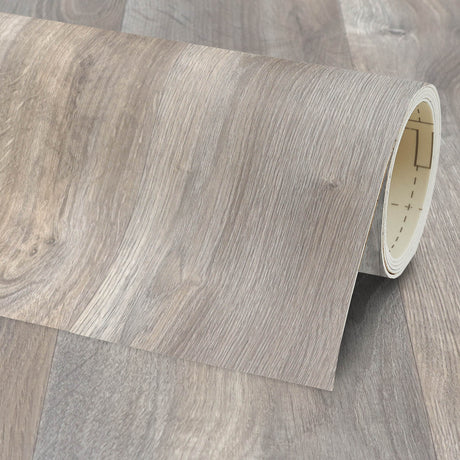 PVC-Bodenbelag VARA - moderne Holzoptik | Grau
