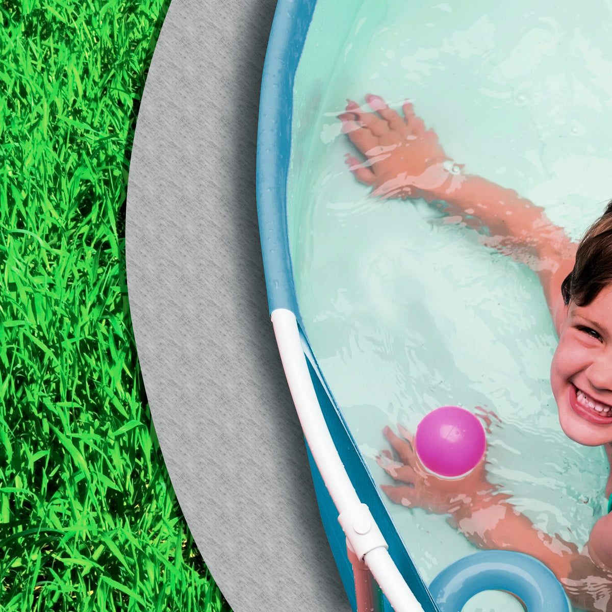 PULA pool fleece - underlay for round pools – Mattenlager