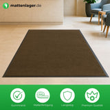 Schmutzfangmatte Premium - hochwertig & farbbrillant - Maßanfertigung in 100 Farben
