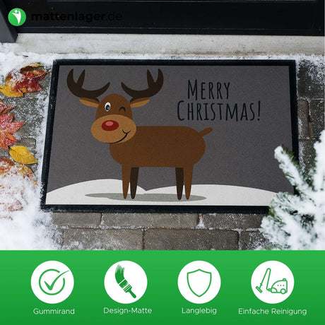 Fußmatte HOME STYLE - Design "Rentier"