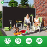 Seitenmarkise SIDELINE in Anwendung