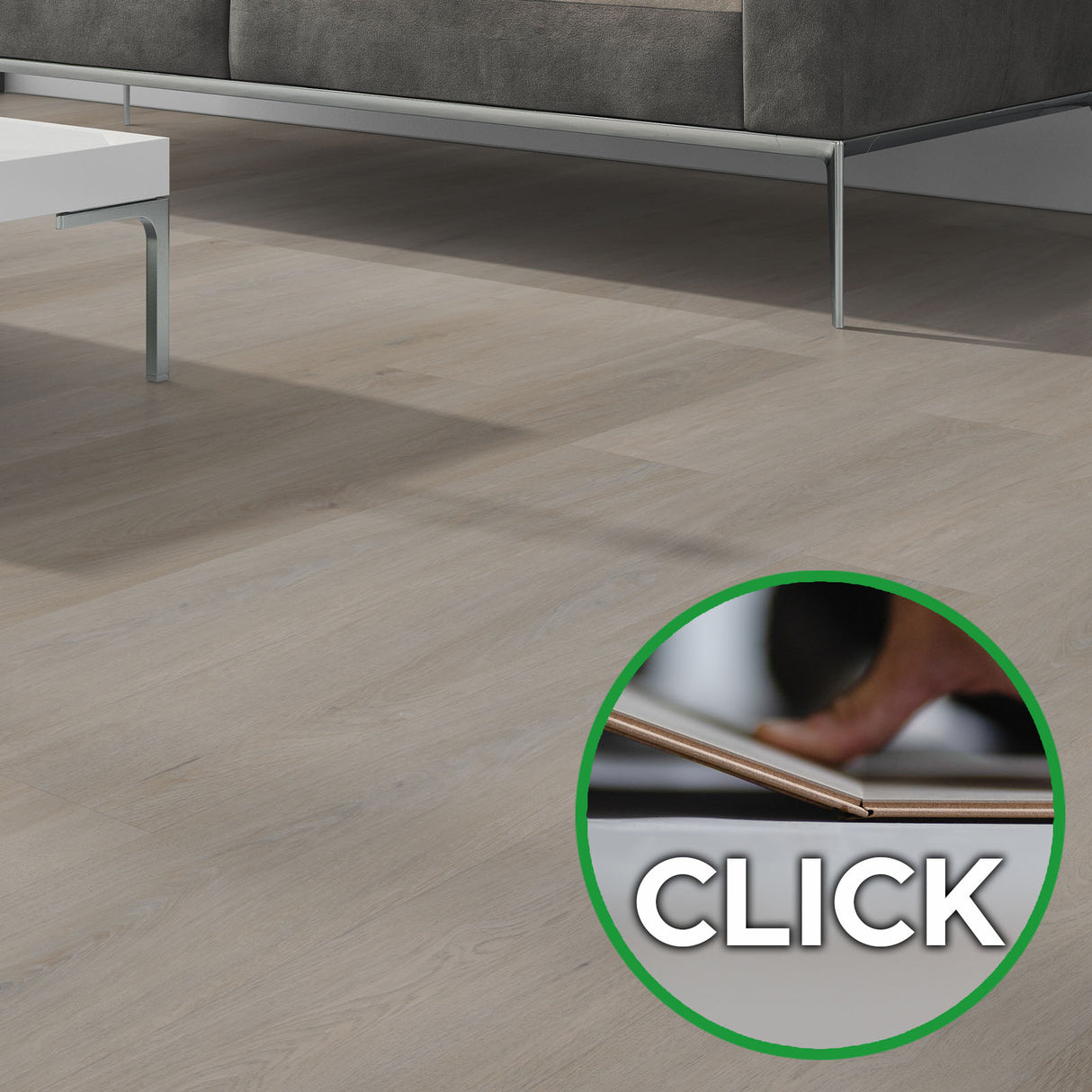 Bodendielen STYLE CLICK bei Mattenlager | 01 Eiche Nebel