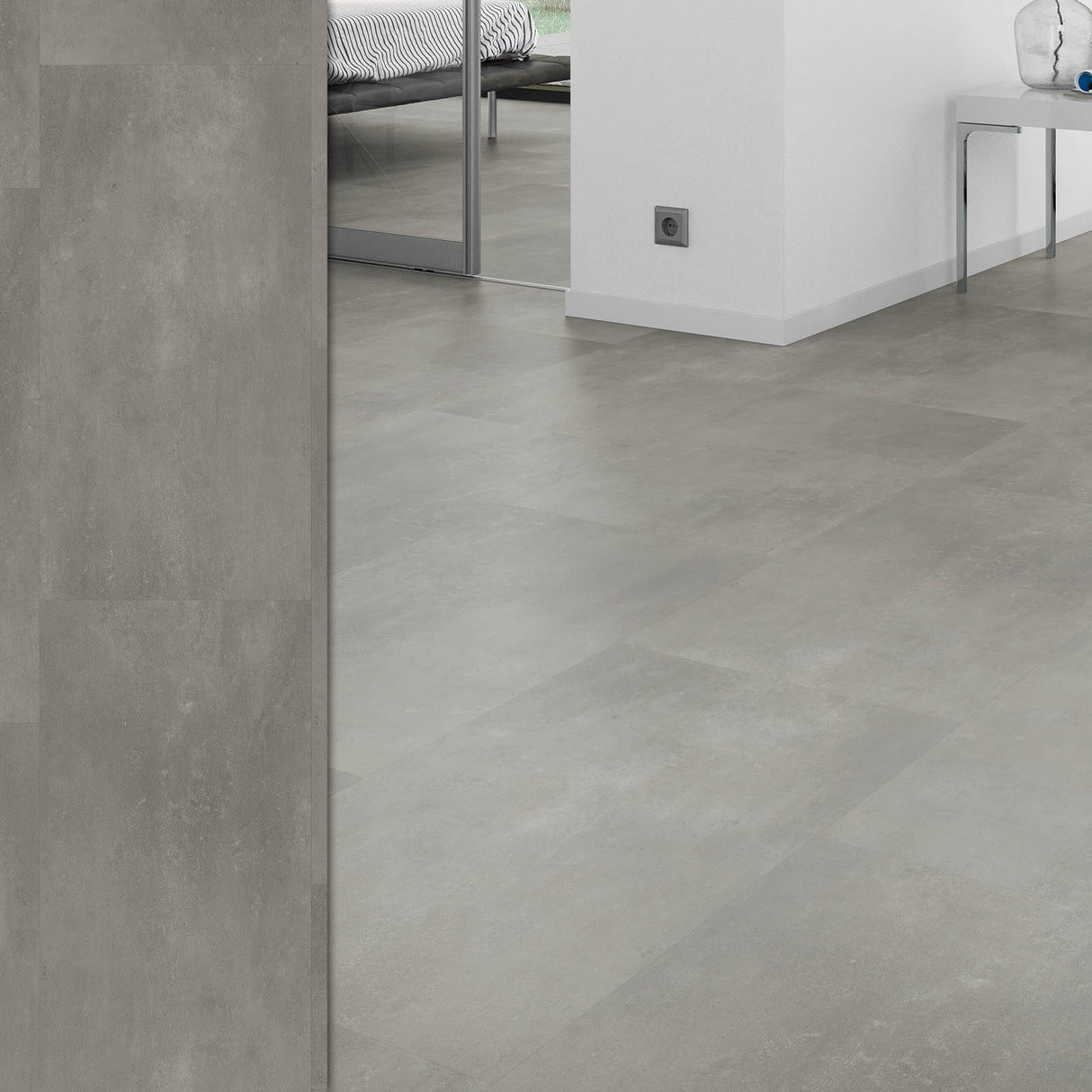 Bodendielen STYLE CLICK in der Anwendung | 11 Zement Beton