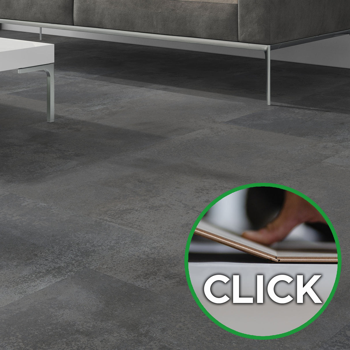 Bodendielen STYLE CLICK bei Mattenlager | 18 Vintage Schiefer