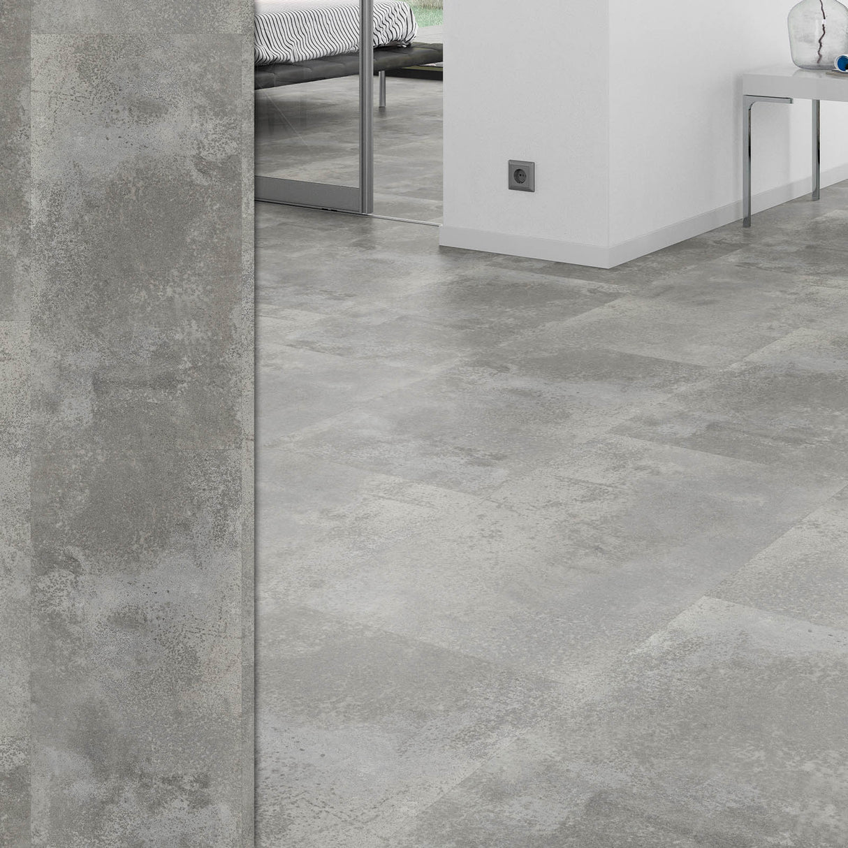 Bodendielen STYLE CLICK in der Anwendung | 19 Vintage Beton