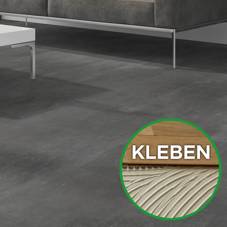 Bodendielen STYLE PRO bei Mattenlager | 12 Zement Anthrazit