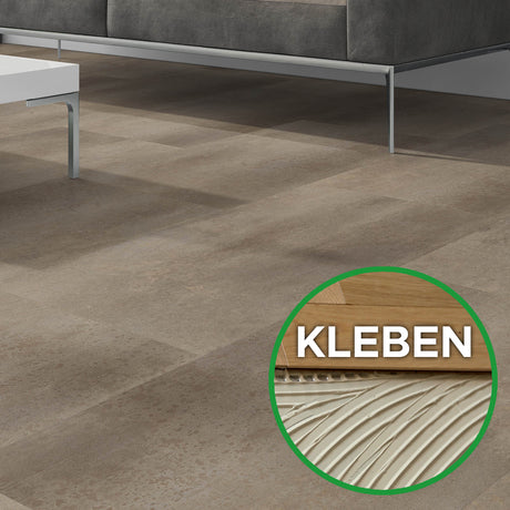 Bodendielen STYLE PRO bei Mattenlager | 16 Zement Rost