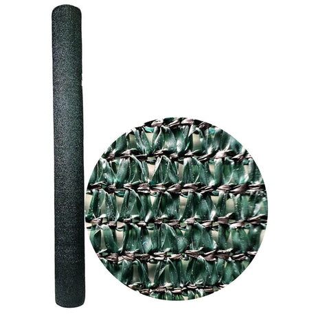 Schattiergewebe SOLIS Gesamtansicht Mattenlager | Dunkelgrün