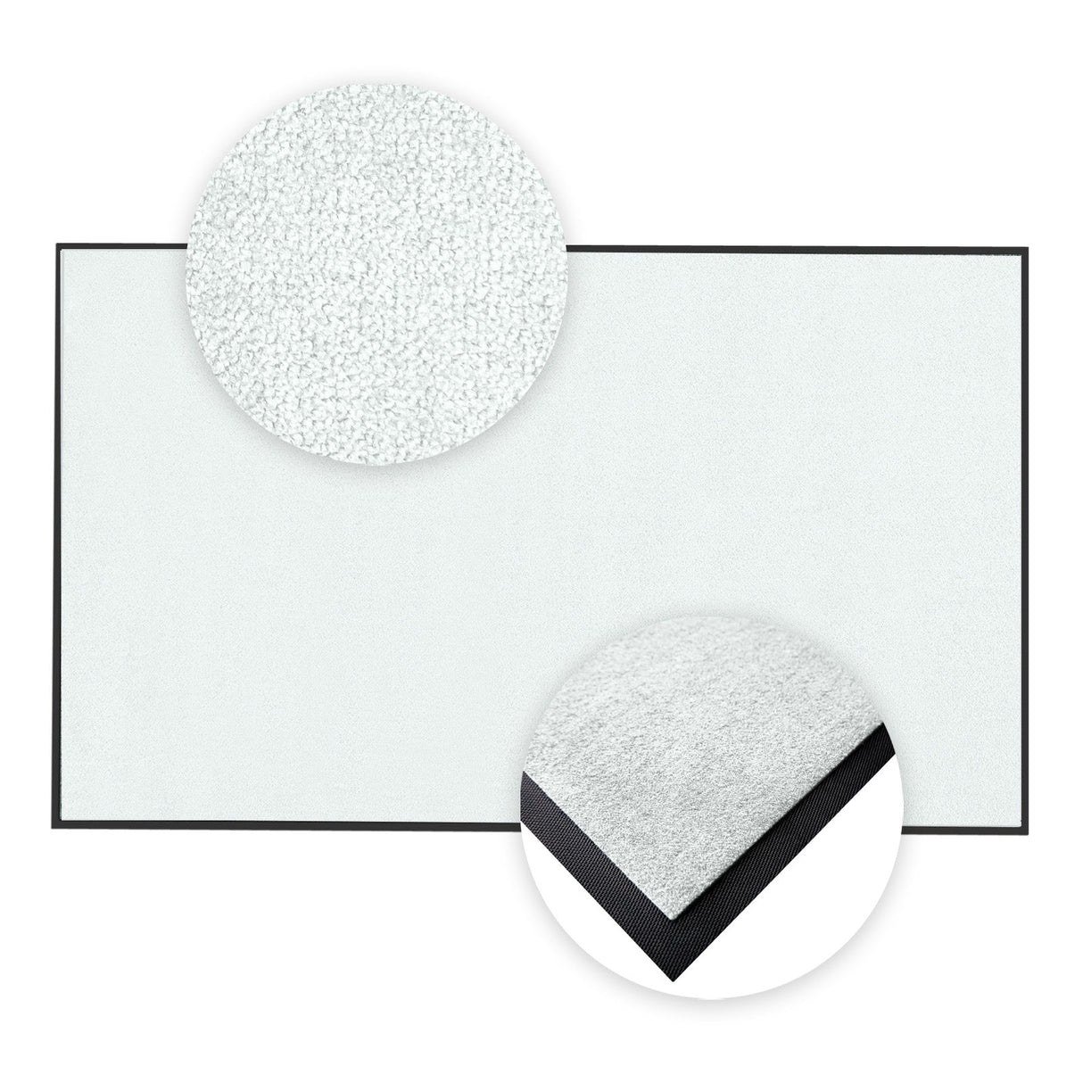 Schmutzfangmatte Premium nach Maß mit Details | 007 Lichtgrau