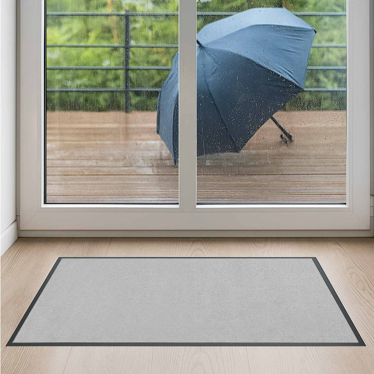 Premium Schmutzfangmatte PUBLIC - mit Brandschutzklasse - Maßanfertigung in 100 Farben 100cm x 45cm [ID:1772601185520]