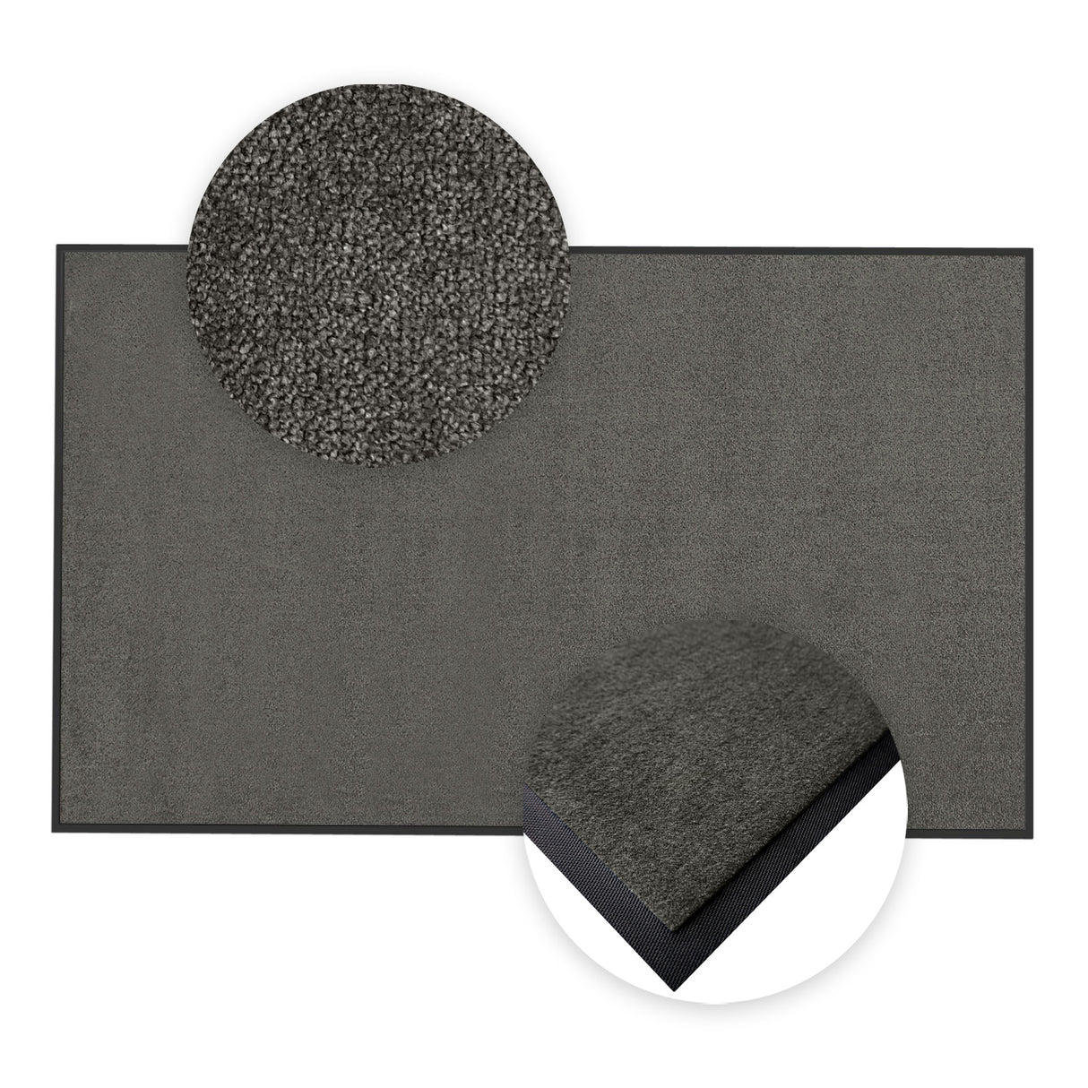 Schmutzfangmatte Premium - hochwertig & farbbrillant - Maßanfertigung in 100 Farben