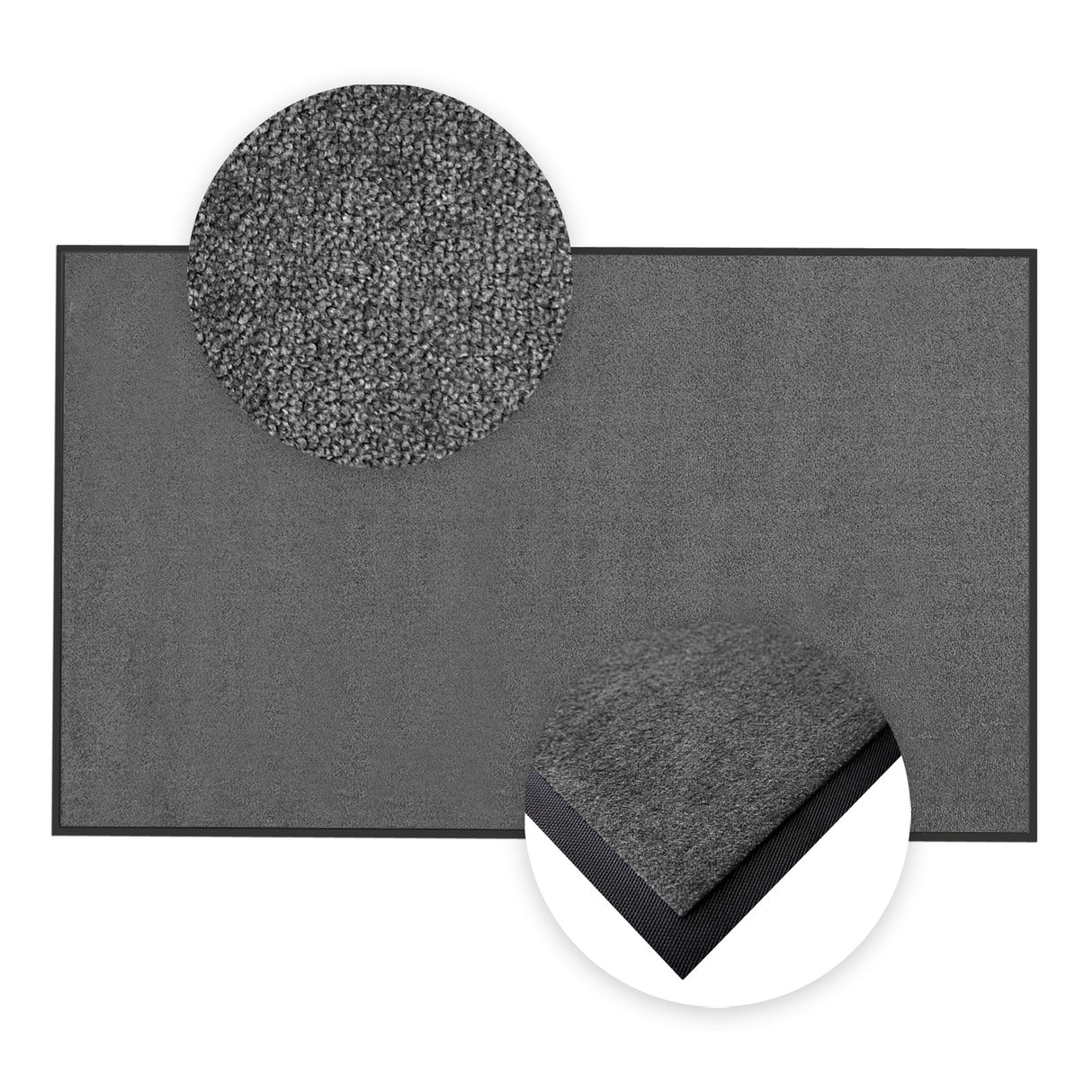 Schmutzfangmatte Premium - hochwertig & farbbrillant - Maßanfertigung in 100 Farben