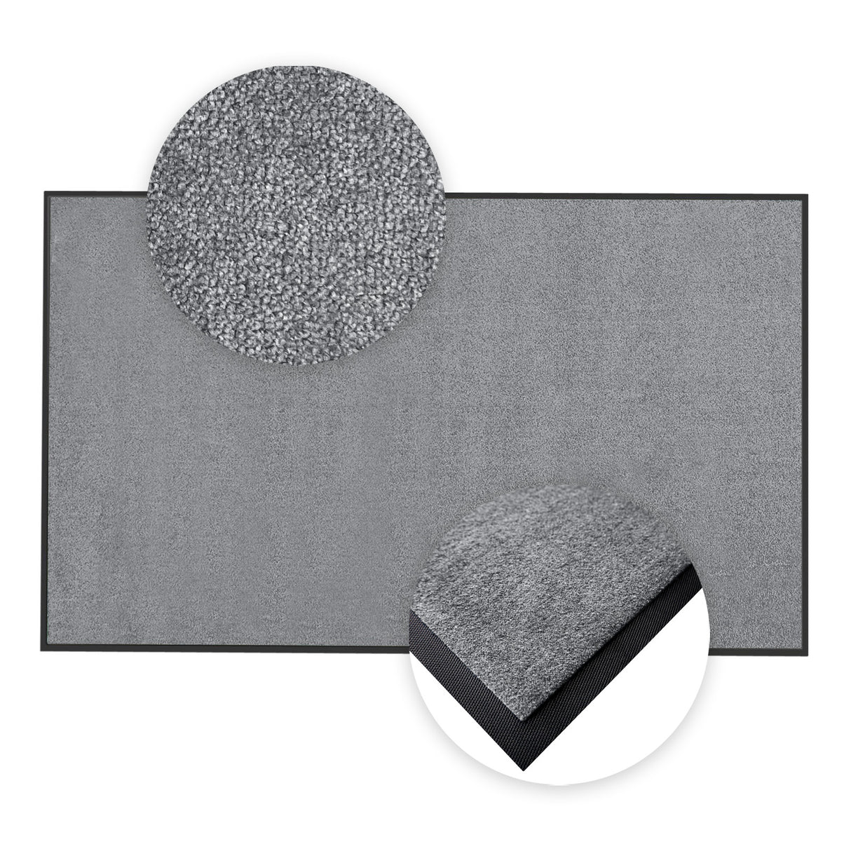 Schmutzfangmatte Premium - hochwertig & farbbrillant - Maßanfertigung in 100 Farben